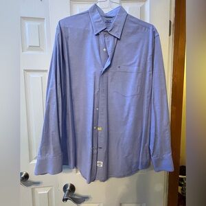 Men's light blue dress shirt IZOD Large